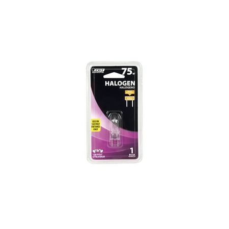

Feit Electric 75 watt JCD Specialty Halogen Bulb 180 lumens Warm White 1 pc.