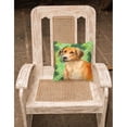 thumbnail image 2 of Carolines Treasures BB9850PW1818 Rhodesian Ridgeback St Patricks Fabric Decorative Pillow  18H x18W multicolor, 2 of 2