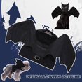 thumbnail image 2 of Pet Halloween Bat Wings Dog Costume Party Dress Funny Cool Puppy Apparel Cosplay Hole Fixing Prop Traction Rope with, 2 of 8