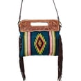 thumbnail image 2 of Women's Western Handwoven Wool Rodeo Cowgirl Purse Shoulder Handbag 27FK42, 2 of 2
