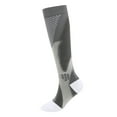 thumbnail image 1 of FhsagQ Chaussettes Chaussettes pour Femmes Sans Entrejambe Rouges Chaussettes de Pression pour Hommes et Femmes Chaussettes de Compression de Cyclisme Longues Chaussettes de Football pour Activités Sportives de Course en Plein Air Gris P, 1 of 2