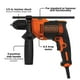 thumbnail image 1 of BLACK+DECKER Taladro de Percusión, 6.5 Amperios, 1/2 Pulgada (BEHD201), 1 of 2