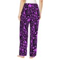 thumbnail image 2 of Halloween Pajama Pants Women, pink ghost halloween print Halloween Costumes Sweatpants Soft Sleep Lounge Pants, Casual PJ Bottoms Pants with Pockets, 2 of 7