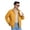 Yellow, variant on Yungyresw Contrast Trim Jacket Lightweight Varsity Jacket Ribbed Cuffs Men's Fashion Jacket for Street Fashion Autumn Wear