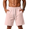 thumbnail image 2 of Men's Athletic Shorts Baggy Sweat Shorts Cotton Fleece Workout Gym Lounge Shorts with Pockets, 2XL, 2 of 8