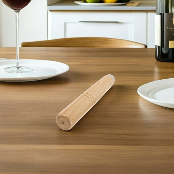 LEORX 2Pcs Solid Wood Pot Handles Universal Heatproof Pan Handle Replacement for Kitchen