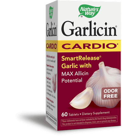 Nature's way garlicin cardiovascular health 60 enteric coated (Best Way To Increase Cardiovascular Fitness)