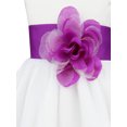 thumbnail image 6 of iEFiEL Kids Toddler Girls Navy Blue Flower Girls Dress Formal Wedding Pageant Party Dress, 6 of 7