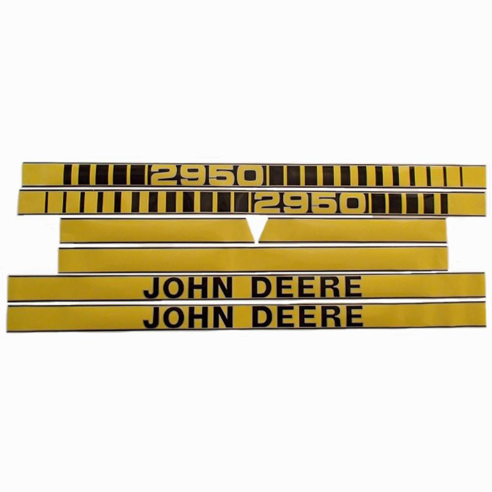 JD410 New Hood Decal Kit Set Made to fit John Deere Tractor 2950