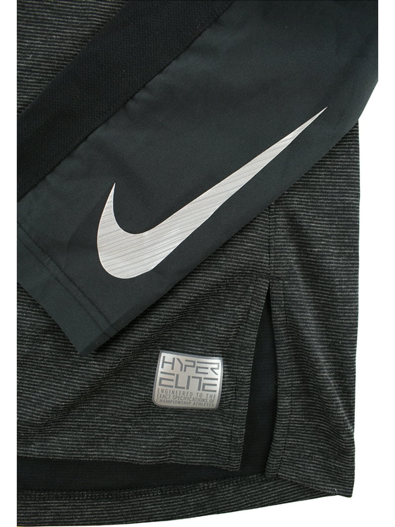 Nike Mens Hyper Elite Hooded Shooter Basketball Shirt Black XL - Walmart.com, image size:800x1067