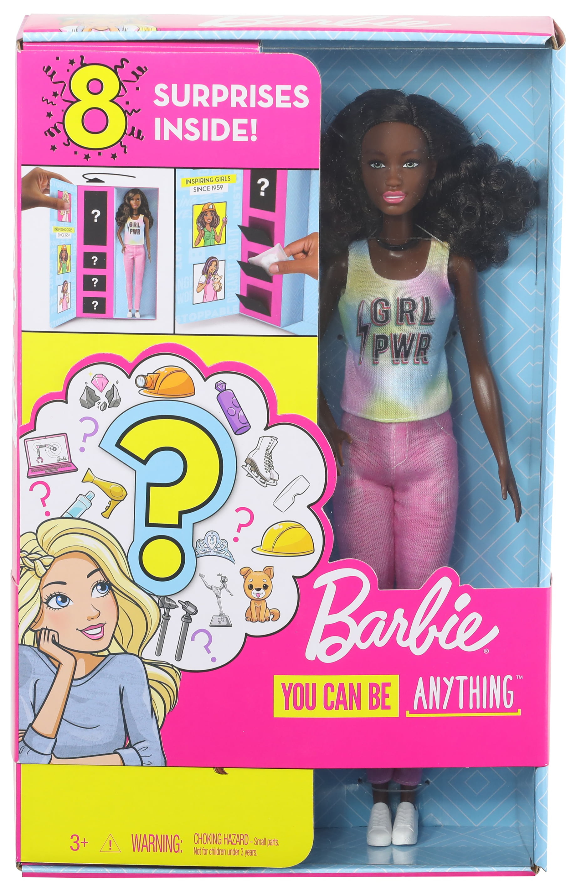 8 BARBIE Girl Power SURPRISES INSIDE  You can be anything  Brand New 