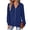 Bm 10 Dark Blue, variant on Airmenty Women's Zip Up Hoodie Lightweight Full Zip Sweatshirt Casual Fall Jacket with Pockets S-2XL