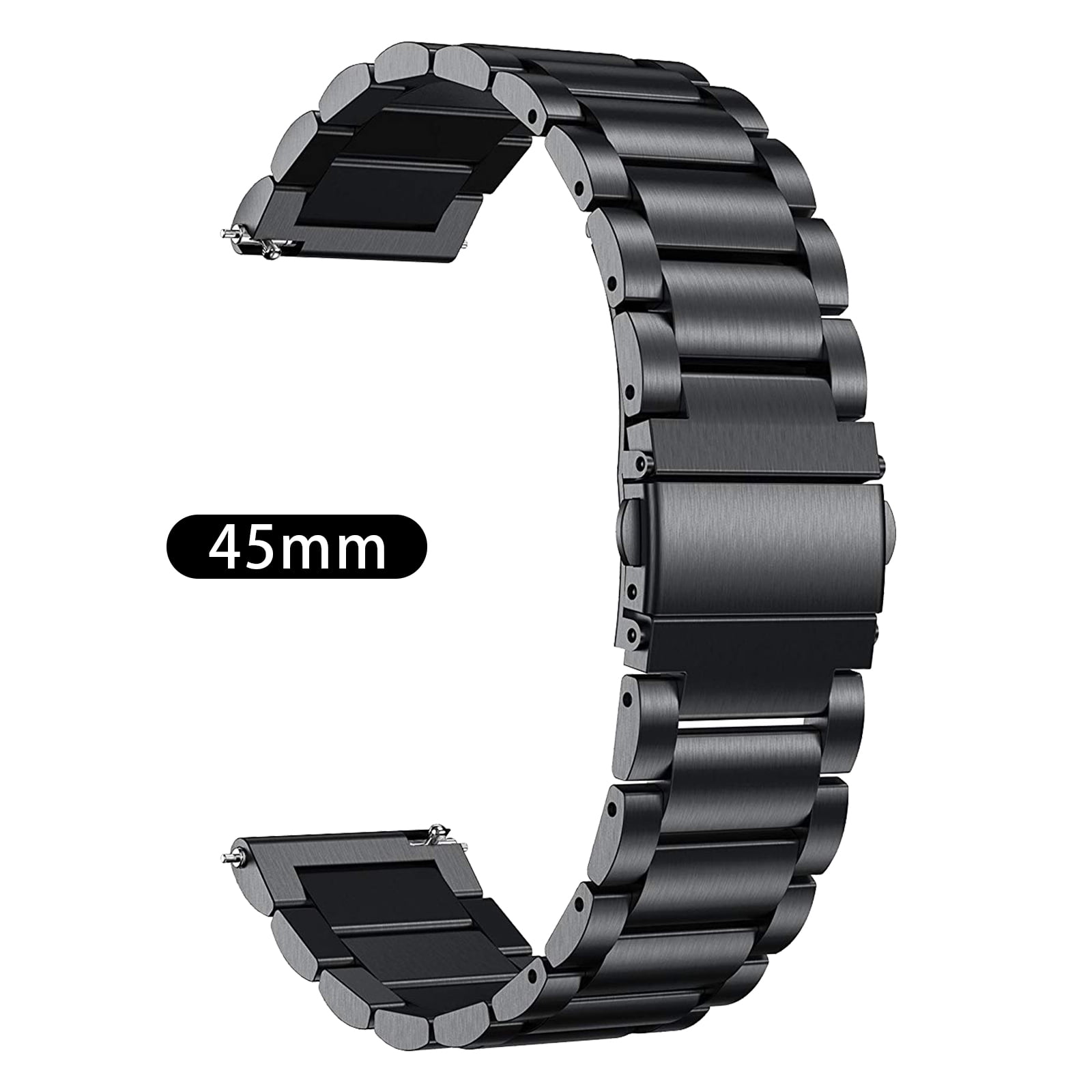 Bands Fit for Galaxy Watch 3 41mm 45mm, EEEkit Watch Band Solid Samsung Galaxy Watch 3 Stainless Steel Bands