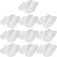 thumbnail image 1 of 10 pares de pantuflas desechables para fiestas, interiores y hoteles (blancas), 1 of 5