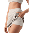 thumbnail image 3 of Conjunto de 2 Piezas para Mujer, Suéter, Falda, Tirantes, Sin Mangas, Falda Corta, Tenis, Gimnasio, Yoga, , Talla S, 3 of 6