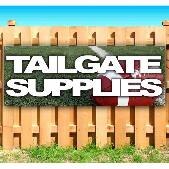 Tailgate Supplies 13 oz Vinyl Banner With Metal Grommets