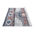 thumbnail image 6 of HR- Livingroom Rug 5x7 Modern Faded Floorcover Area Rugs Rust Gray Color, 6 of 11