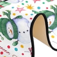 thumbnail image 4 of Kitchen Rugs and Mats Non-Skid Washable Runner Rugs Snowman Long 72x24 inch for Floor Cushioned Hallway Entryway Indoor 2x6, 4 of 7