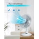 thumbnail image 4 of Ventilador de escritorio BLACK+DECKER de 12 pulgadas con 3 ajustes de velocidad, blanco, 4 of 7