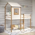 thumbnail image 6 of P'kolino Twin over Twin Tree House Low Bunk Bed - White/Natural, 6 of 6