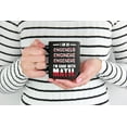 thumbnail image 2 of Funny Wrong I Am an Engineer, I'm Good with Math Humor, Black 11oz Ceramic Mug, 2 of 5
