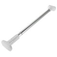 thumbnail image 1 of 1 Pce Tringle de Séchage Sans Perçage en Acier Inoxydable Tringle de Rideau de Douche Réglable pour Salle de Bain Garde-Robe Blanc, 1 of 8