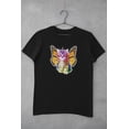 thumbnail image 5 of Old Glory Mens Rainbow Butterfly Unicorn Kitten Short Sleeve Graphic T Shirt, 5 of 6