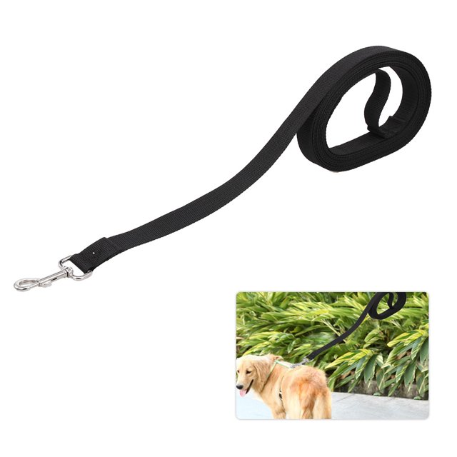Correa de entrenamiento para perros, 6 metros de largo y 2.5 cm de ancho, ideal para cachorros y perros de todos los tamaños. Fabricada en material PP resistente y duradero, con gancho de aleación de