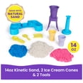 thumbnail image 3 of Kinetic Sand, Soft Serve Station with 14oz Play Sand, 2 Ice Cream Cones & 2 Tools, 3 of 16