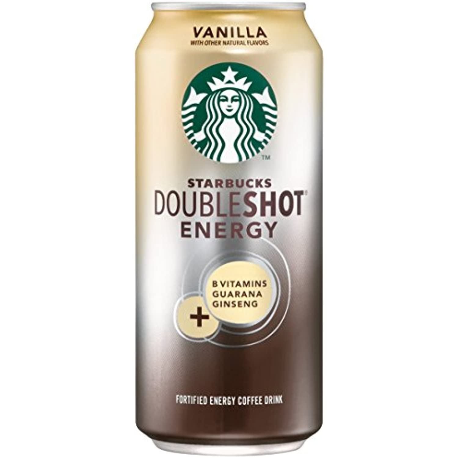Starbucks Double Shot Energy Drink, Vanilla, 12 Count