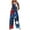Blue C, variant on 4Th of July Rompers for Women Fashion Print Sleeveless Wide Leg Jumpsuits with Pockets Summer Casual Baggy Overalls