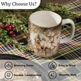 thumbnail image 6 of Park Designs Snow Globe Reindeer Gold Mug Set Of 4, 6 of 6