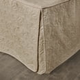 thumbnail image 6 of Home Essence Vancouver 3 Piece Split Corner Pleated Quilted Bedspread, Queen, Khaki, 6 of 15