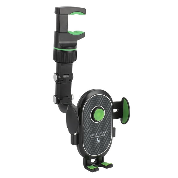 Soporte Para Teléfono Celular Con Espejo Retrovisor, Soporte Retráctil Para Teléfono Para Automóvil, Fácil De Usar, Brazo De Longitud Ajustable, Giratorio De 360 grados,