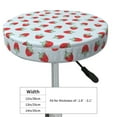 thumbnail image 2 of Uemuo Hand Drawn Strawberry Pattern Round Bar Stool Seat Covers Washable Stool Cushion Slipcover Elastic Bar Chair Covers-12 inch, 2 of 7