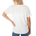 thumbnail image 2 of Women's Gameday Couture  White Minnesota Vikings Enforcer Relaxed T-Shirt, 2 of 2