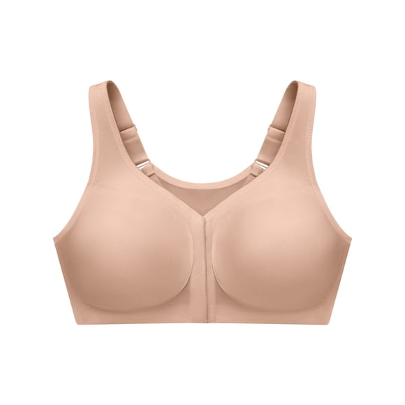 Women's Glamorise 1265 Magic Lift with Posture Back Support Bra (Cafe 40DD)