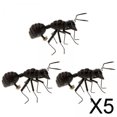 thumbnail image 1 of Colaxi 5xSimulation Fourmis Jouets Jardin Porche Mur Sculpture Réfrigérateur Ornements 3pcs, 1 of 8