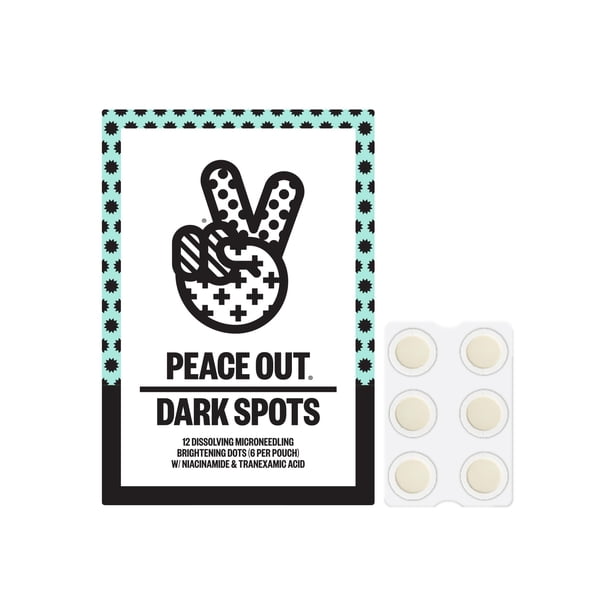 Parches correctores de manchas oscuras PEACE OUT, 12 unidades