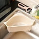 thumbnail image 3 of Colador de fregadero triangular, estante de drenaje multifuncional para un almacenamiento y drenaje rápidos, cesta coladora de malla para cocina, baño, oficina, gran capacidad, fácil de usar, 3 of 4
