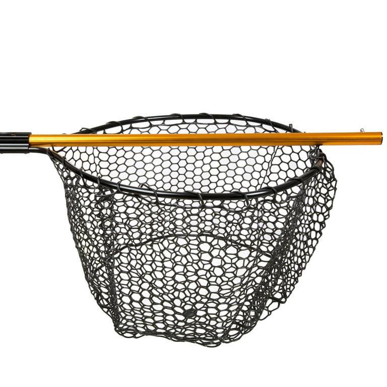 Wakeman Fishing Retractable Rubber Landing Net - 35 inch Handle