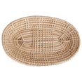 thumbnail image 1 of Cesta de frutas de ratán, cesta ovalada tejida a mano para cocina, organizador de bocadillos de oficina, 1 of 5