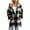 03#Gray, variant on Dwralegc Flannel Jacket Women Fuzzy Fleece Zipper Jacket Loose Winter Coat Hooded Oversized Christmas Outerwear Sherpa Plaid Jackets with Pockets Clearance Green 5XL
