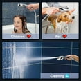 thumbnail image 4 of Handheld Shower Head, KUIIYER 10-Mode 5.1”High Pressure Shower Head with Handheld, 4 of 7