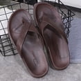 thumbnail image 3 of Wensltd Women Beach Sandals Comfortable Wide Width Slide Sandals Summer Travel Outdoor Flip-flops Casual Wear Brown, 3 of 9