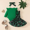 thumbnail image 5 of MuXiKeJi Clothes Toddler Baby Girl Boy St St Patricks Day Outfit Shamrock Long Sleeve Sweatshirt Top Charm Pants Set, 5 of 8