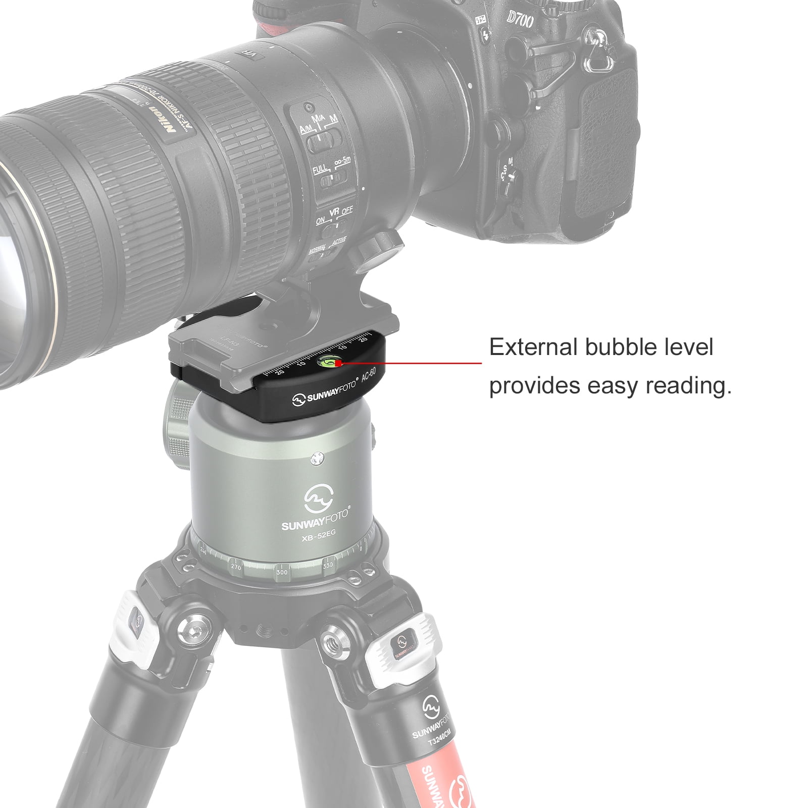 SUNWAYFOTO&nbsp;AC-60 60mm&nbsp;Arca&nbsp;Swiss&nbsp;Quick&nbsp;Release&nbsp;Lever Clamp
