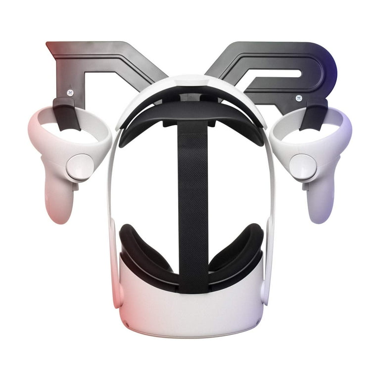 VR Headset Wall Mount Storage Stand Hook and VR Lens Cover for