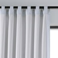 thumbnail image 5 of Exclusive Fabrics  Essential Polyester Solid Blackout Curtains - Thermal Insulated Window Curtains Rod Pocket (Single Panel) 50 X 108 - Off White, 5 of 5