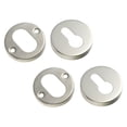 thumbnail image 4 of CIMAXIC 2 Sets Stainless Steel Keyhole Cover Door Lock Protection Cover (Silver),2.01"X2.01"X0.35", 4 of 5